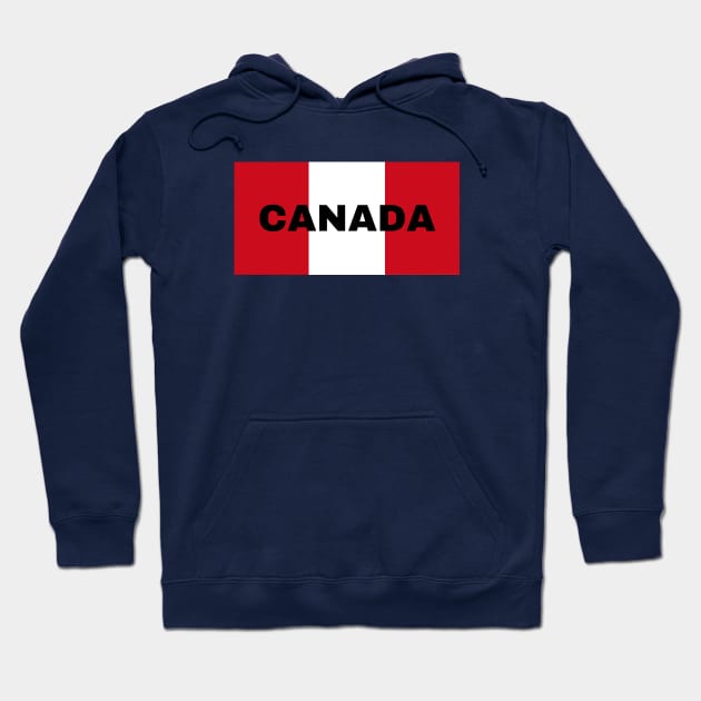 Canada Flag Colors Hoodie by aybe7elf